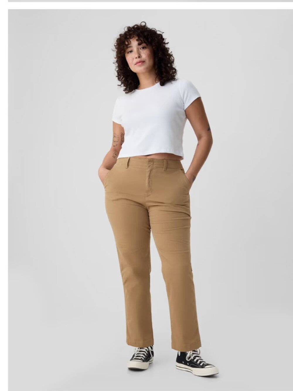 GAP Mid Rise Downtown Khakis